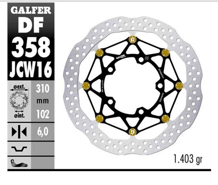 DISC WAVE FLOATECH RACING 310X6MM