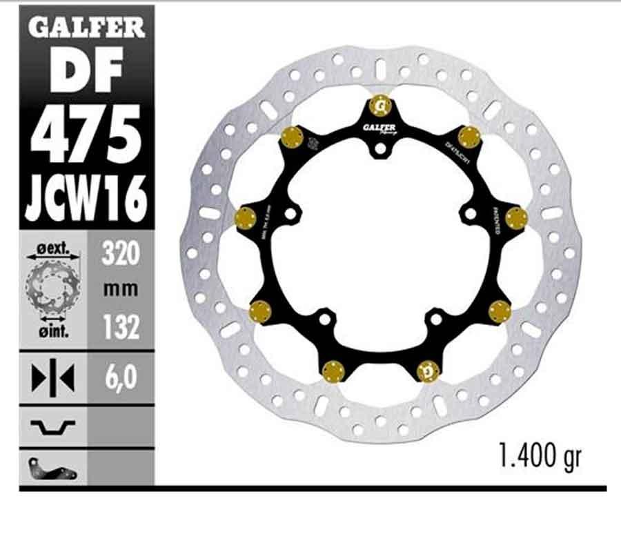 DISC WAVE FLOATECH RACING 320X6MM