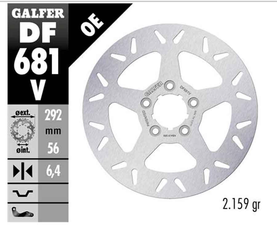 ROUND DISC FIXED 292x6.4mm