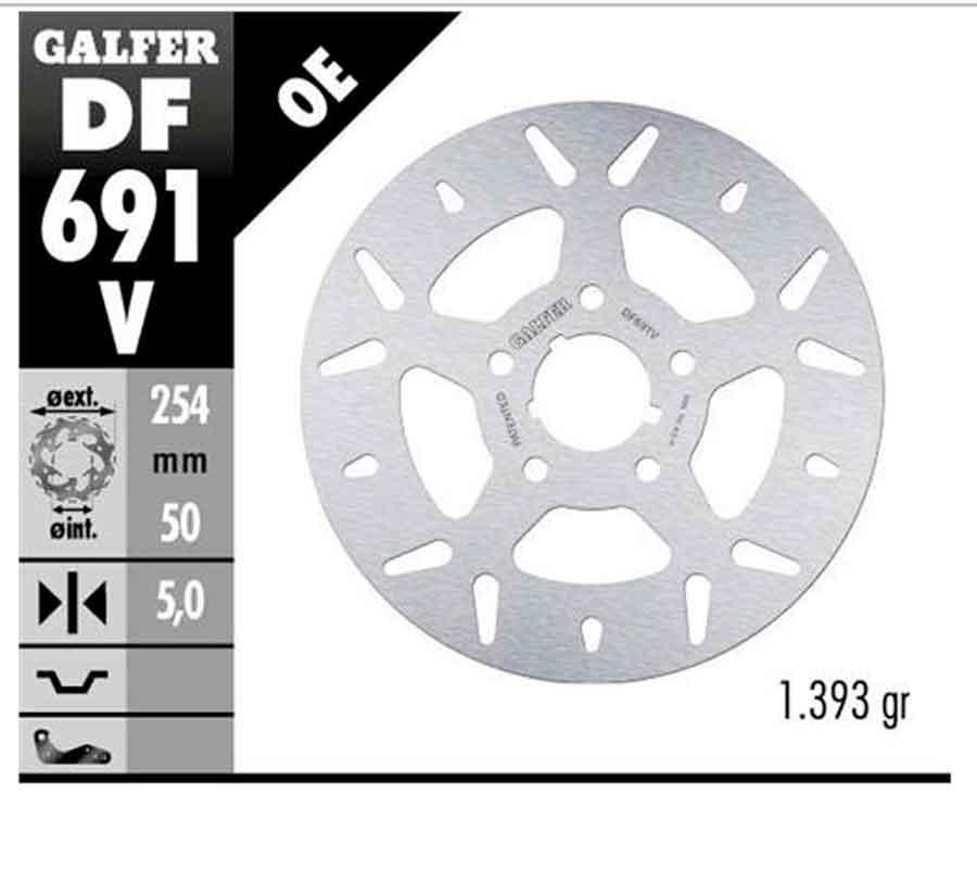 ROUND DISC FIXED 254x5mm