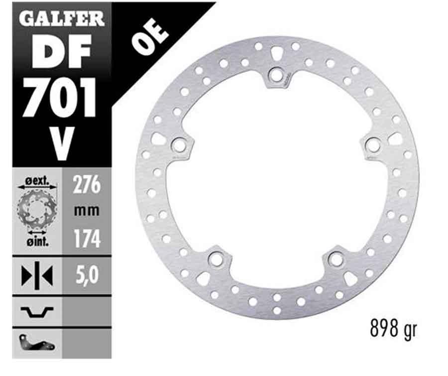 ROUND DISC FIXED 276x5mm