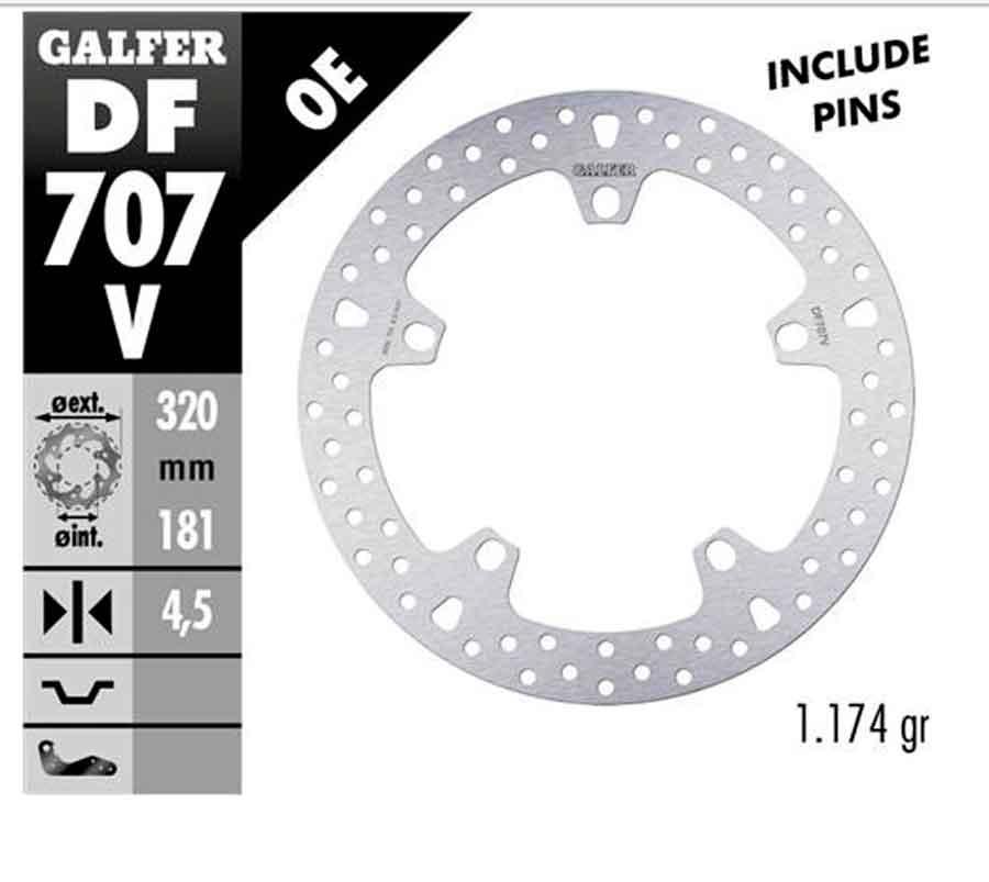 ROUND DISC FIXED 320x4.5mm