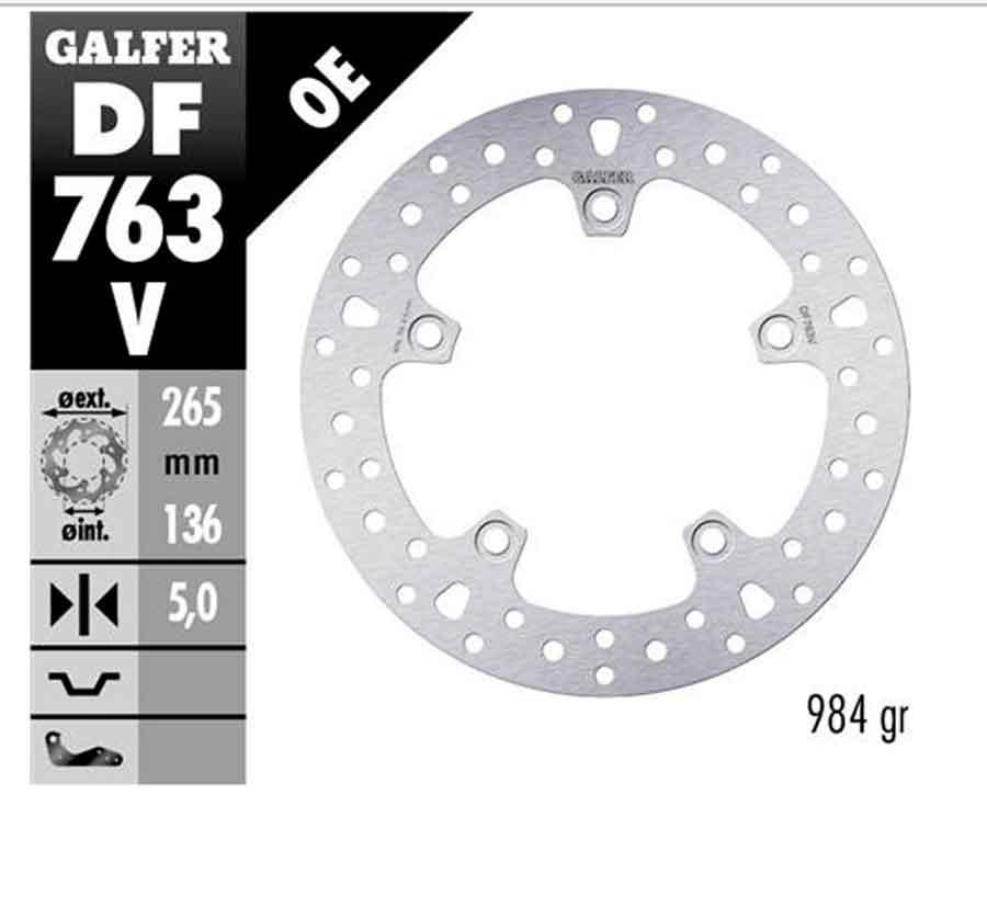 ROUND DISC FIXED 265x5mm