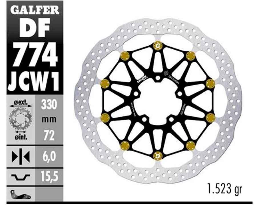 DISC WAVE FLOATECH RACING 330X6MM