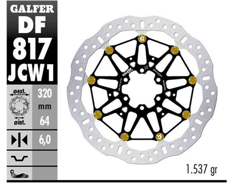 DISC WAVE FLOATECH RACING 320X6MM