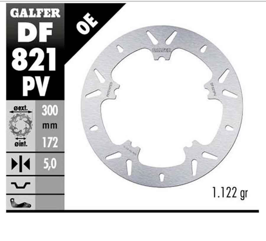 ROUND BRAKE TRACK 300x5mm