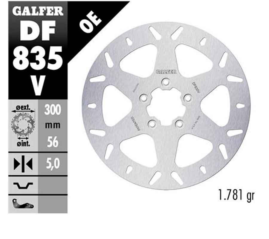 ROUND DISC FIXED 300x5mm