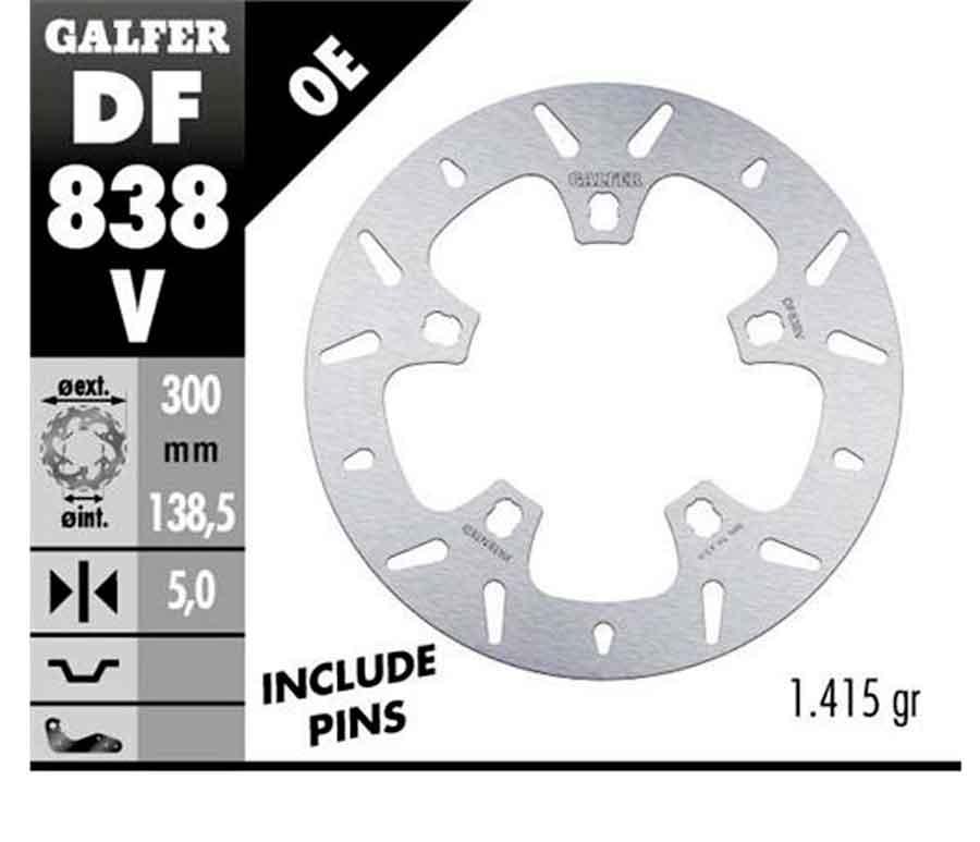 ROUND DISC FIXED 300x5mm