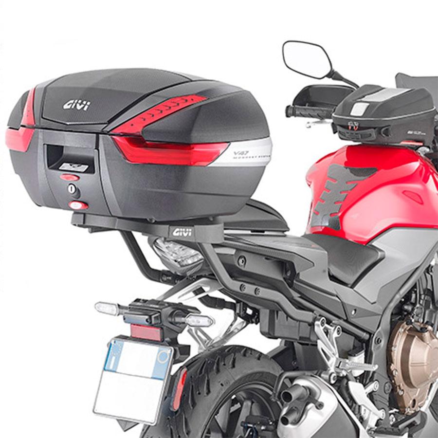 SOPORTE MALETA TRASERA MONORACK GIVI P/M5-M7-M8A-M8B-M9A-M9B.HONDA.CBF.500.19