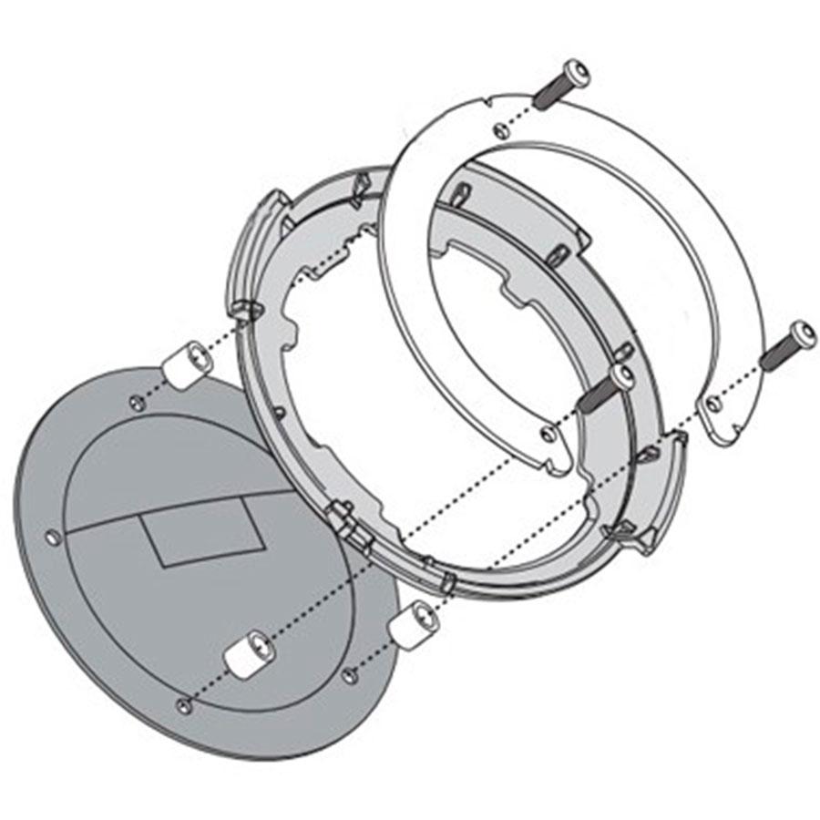SOPORTE DEPOSITO GIVI METALICO KAWASAKI.Z750.03 06