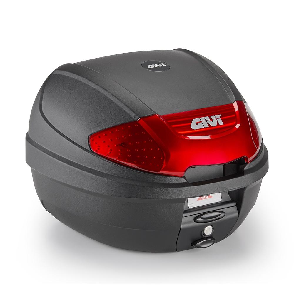 MALETA ML 30LTS NEGRO BASE CAT.ROJO GIVI E300N2B