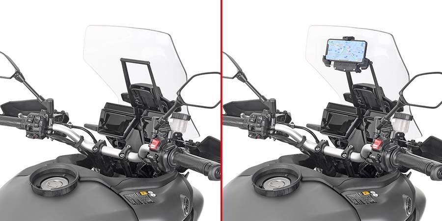 SOPORTE BARRA PDISPOSITIVOS F/DETRÁS PCA YAMAHA.TRACER 9 21