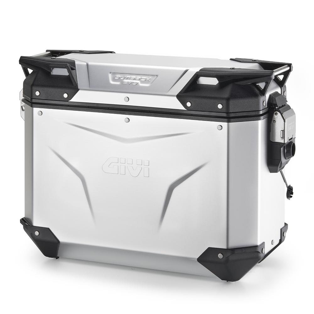 MALETA LATERAL MK C-SIDE 37L ALUMINIO ANODI. SX P/SLR GIVI   OBKEV37AAL