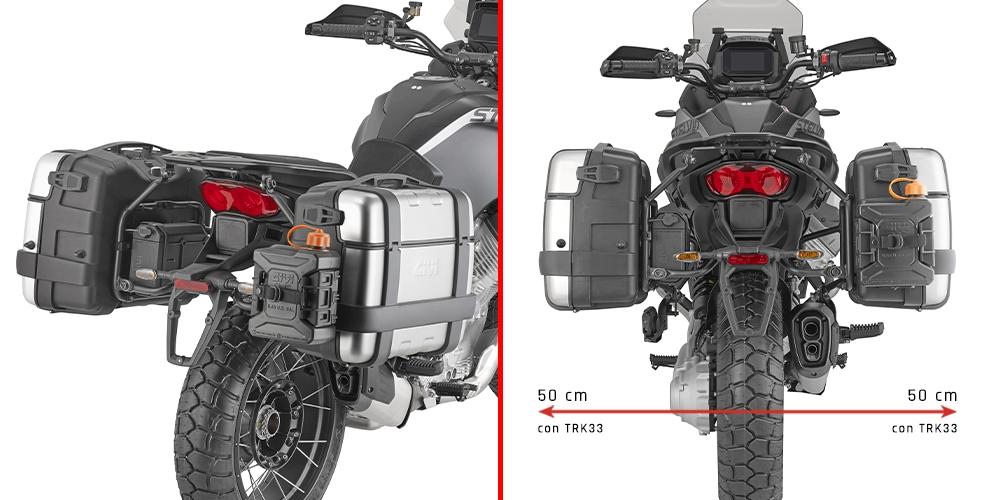 PORTAMALETAS LATE MOTO GUZZI STELVIO 24 GIVI PLO8208MK
