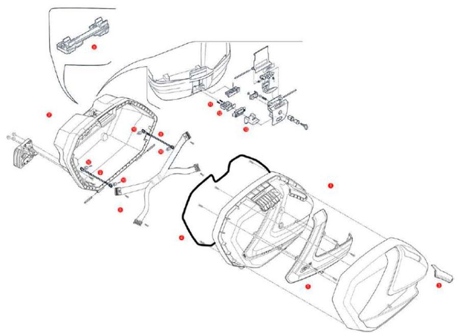 FONDO MALETA GIVI V37NT DX