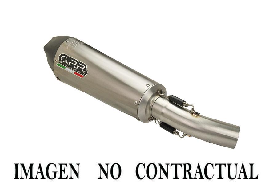 ESCAPE GPR BMW F 900 XR/R 2020/21 E5 ESCAPE HOMOLOGADO Y TUBO DE CONEXIÓN GP EVO4 POPPY