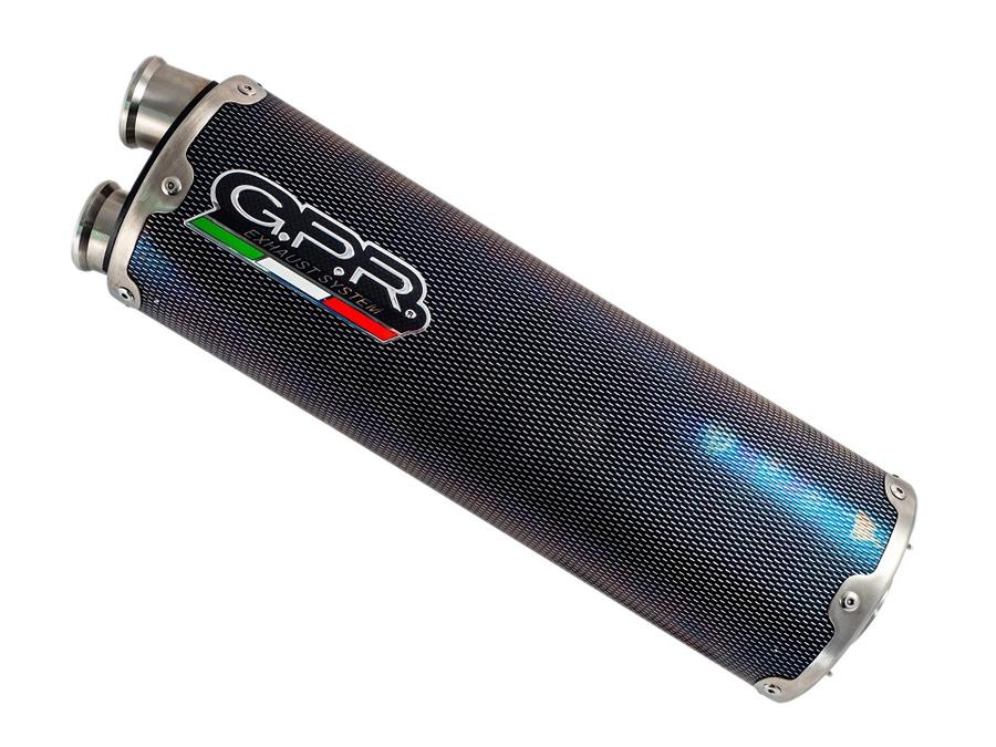 ESCAPE GPR BENELLI TRK 502 2021/2023 E5 DUAL POPPY SILENCIADOR CON TUBO DE CONEXIÓN HOMCAT E5.BE.24.CAT.DUAL.PO