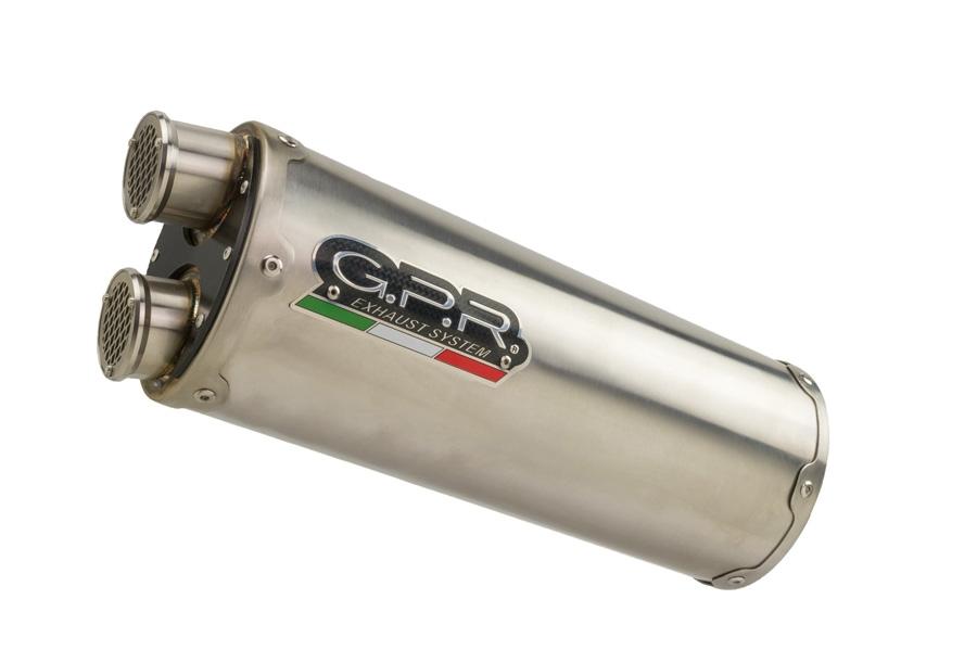 ESCAPE GPR HONDA CRF 1100 L AFRICA TWIN 2021/2023 E5 DUAL INOX SILENCIADOR CON TUBO DE CONEXIÓN HOM E5.H.264.DUAL.IO