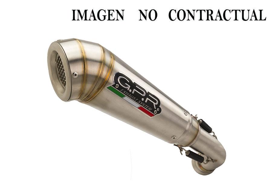 ESCAPE GPR EXHAUST SYSTEM KAWASAKI Z 900 2021/22 E5 ESCAPE HOMOLOGADO Y TUBO DE CONEXIÓN POWERCONE EVO