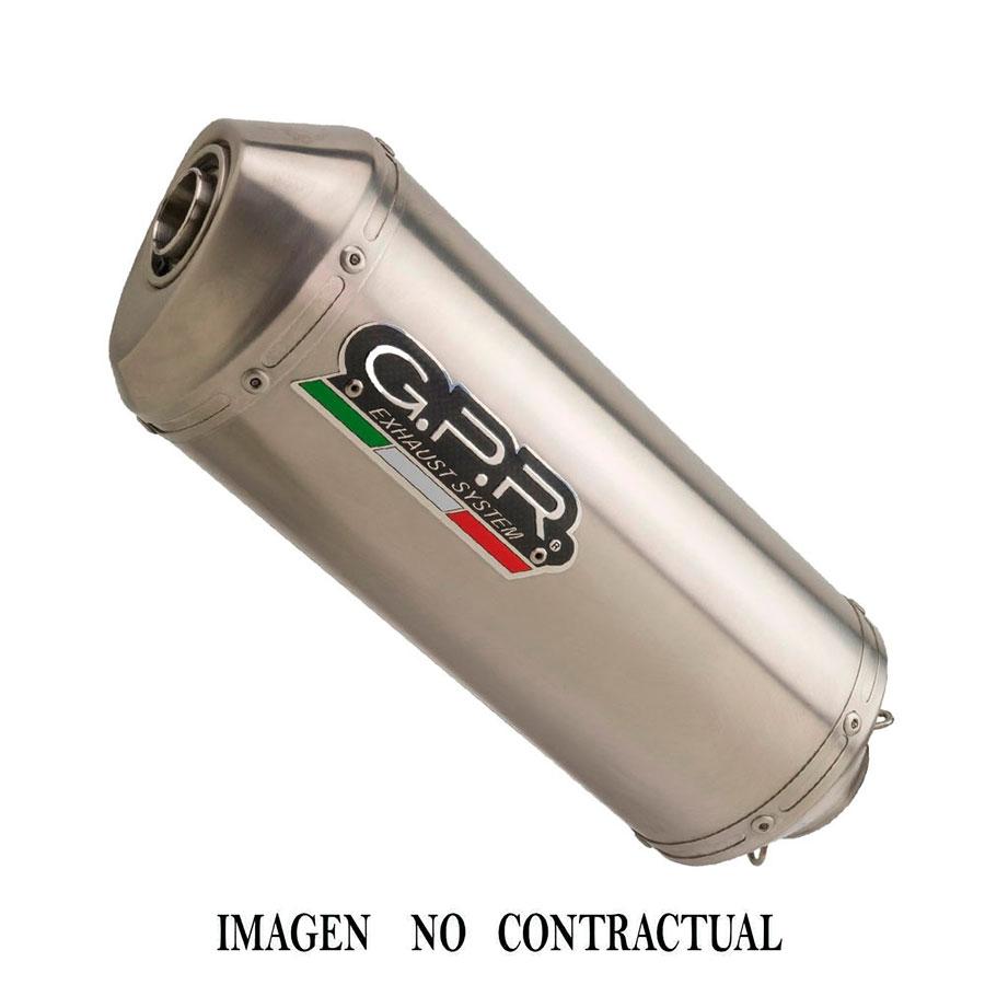 ESCAPE GPR EXHAUST SYSTEM TRIUMPH TIGER 900 2020/2021 E5 ESCAPE HOMOLOGADO Y TUBO DE CONEXIÓN SATINOX