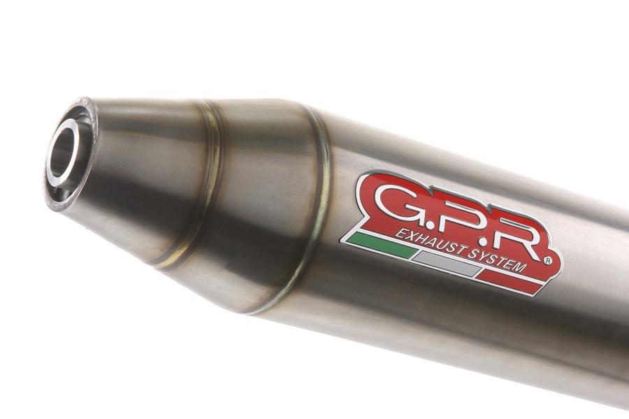 ESCAPE GPR HONDA X-ADV 750 2021/2023 E5 DEEPTONE INOX SILENCIADOR CON TUBO DE CONEXIÓN HOM H.262.DE
