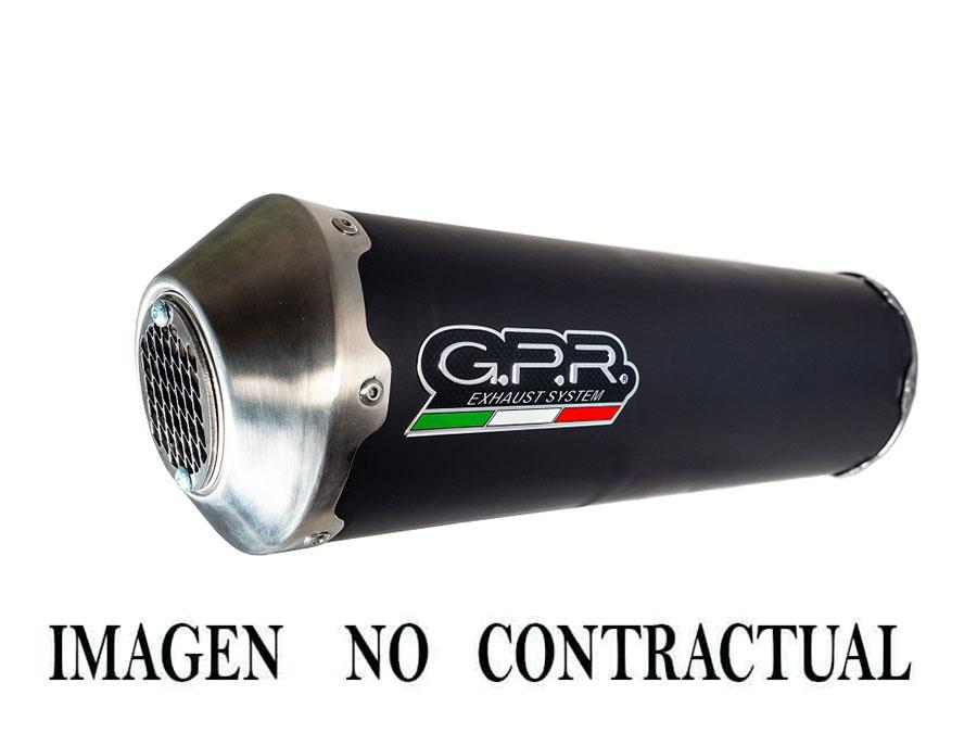 ESCAPE GPR EXHAUST SYSTEM PIAGGIO BEVERLY 500 I.E. 2004/12 ESCAPE HOMOLOGADO Y TUBO DE CONEXIÓN EVO4 ROAD