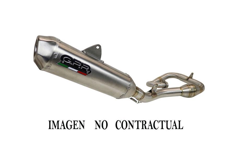 ESCAPE GPR EXHAUST SYSTEM YAMAHA YZ 250 2020 LÍNEA COMPLETA DA MOTO CAMPO COMPETICIÓN PENTACROSS INOX