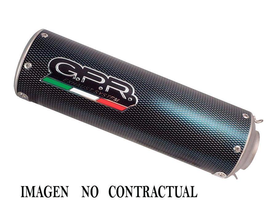 ESCAPE GPR EXHAUST SYSTEM TRIUMPH SPEED TRIPLE 1050 2011/15 E3 ESCAPE HOMOLOGADO Y TUBO DE CONEXIÓN M3 POPPY