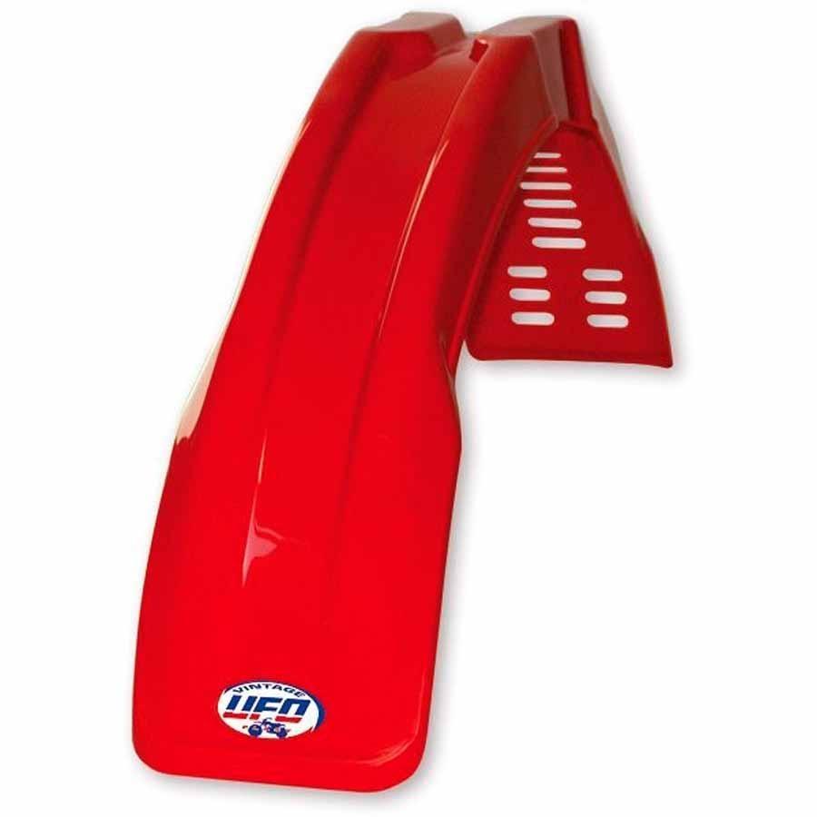 GUARDABARROS DELANTERO UFO UNIVERSAL HUSQVARNA 80CC-125CC, ACCOSSATO 80CC, AIM 80CC ROJO ME08011-B 47468