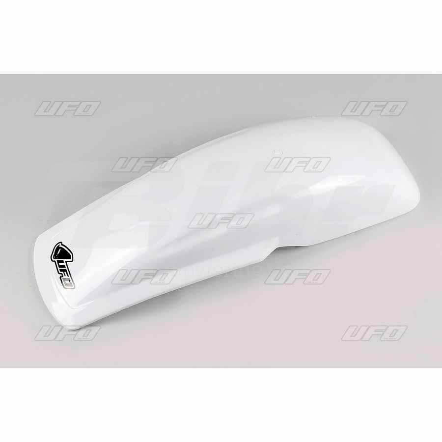 GUARDABARROS TRASERO UFO UNIVERSAL 125-250-500 CROSS-ENDURO BLANCO PP01109-041 47615