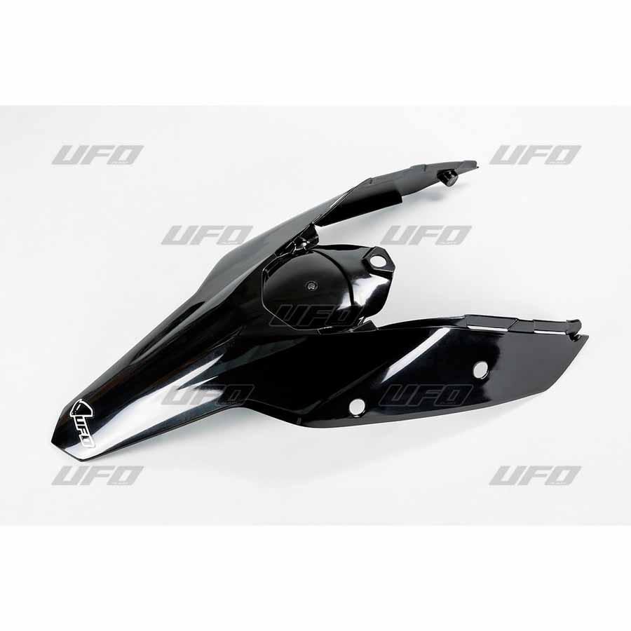GUARDABARROS TRASERO UFO PANELES LATERALES KTM NEGRO KT03094-001 48520