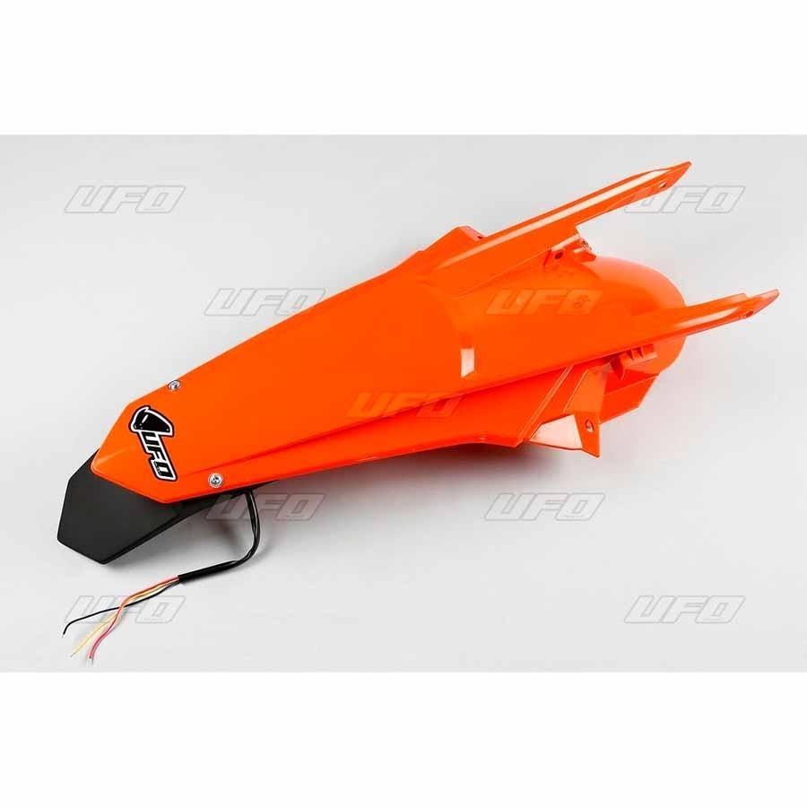 GUARDABARROS TRASERO UFO PORTAMATRÍCULAS LED KTM NARANJA KT04070-127 89664