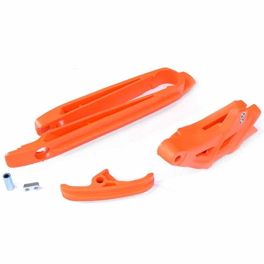 GUIACADENAS + PATÍN UFO KTM HUSQVARNA NARANJA KT04005-127   41570