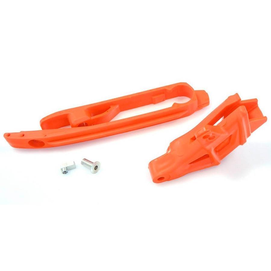 GUIACADENAS + PATIN POLISPORT NARANJA KTM    90623