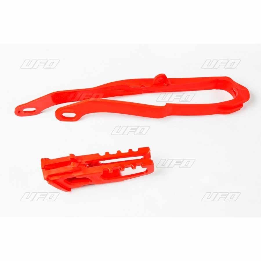 GUIACADENAS + PATÍN UFO HONDA ROJO HO04633-070   85311