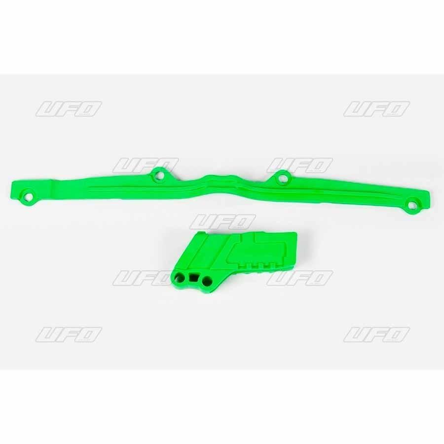 GUIACADENAS + PATÍN UFO KAWASAKI VERDE KA03793-026   85316