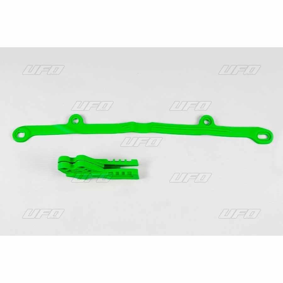 GUIACADENAS + PATÍN UFO KAWASAKI VERDE KA03795-026   85320