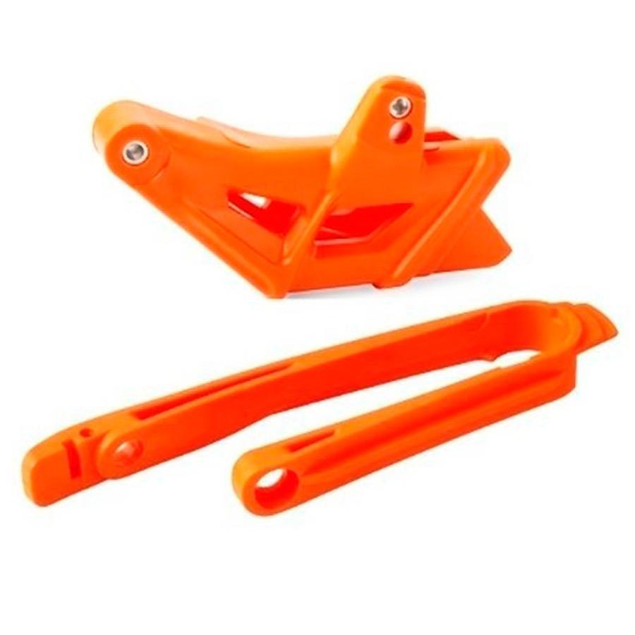GUIACADENAS + PATIN POLISPORT NARANJA KTM 90609