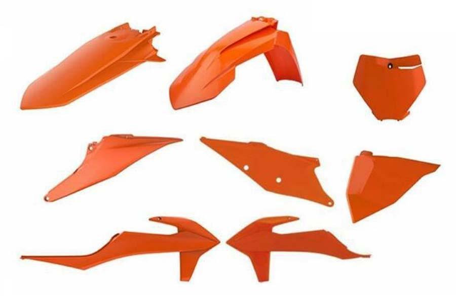 KIT DE PLÁSTICA POLISPORT NARANJA KTM SX125