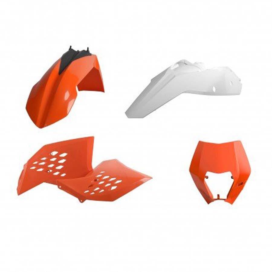 KIT PLÁSTICA POLISPORT KTM EXC / EXC-F (2008-2011) COLOR ORIGINAL 90853