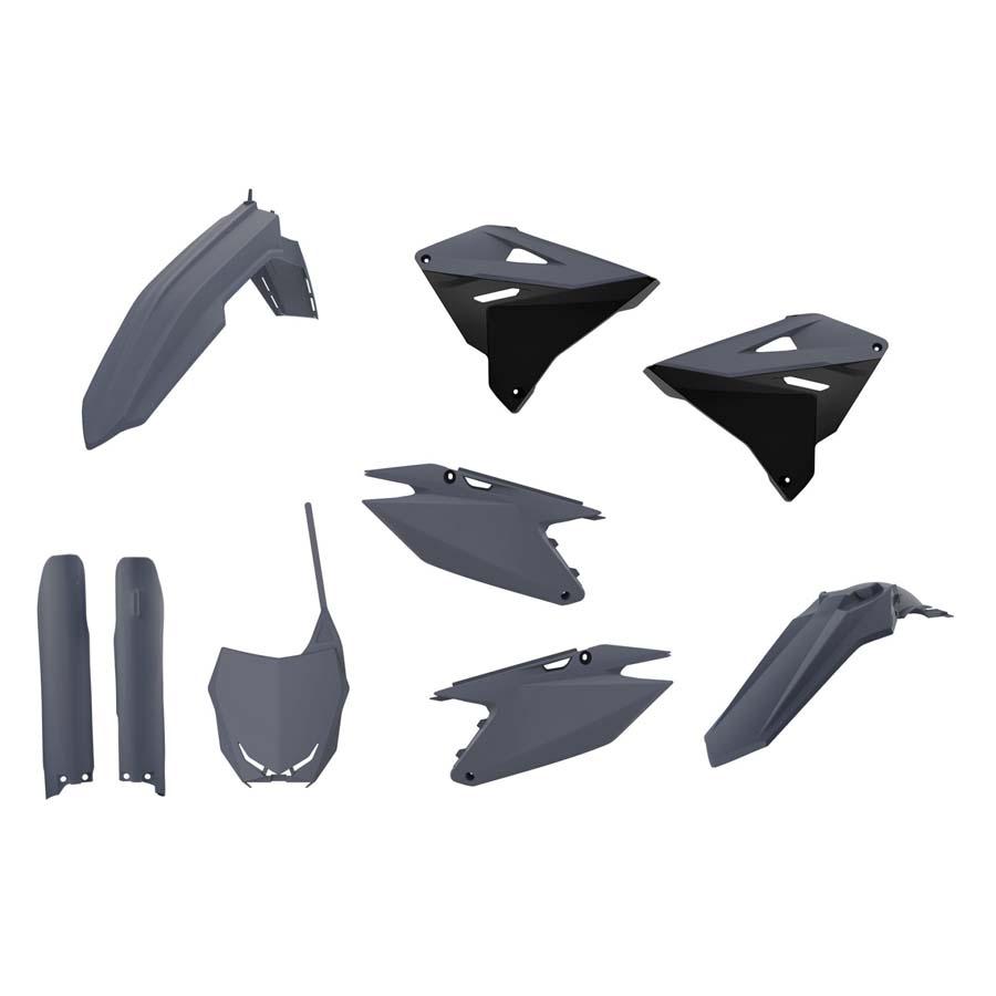 KIT DE PLÁSTICA POLISPORT RESTYLE 2019 GRIS NARDO SUZUKI RM125/250