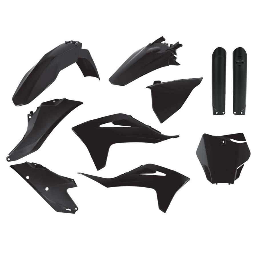 KIT DE PLÁSTICA POLISPORT NEGRO GAS GAS MC