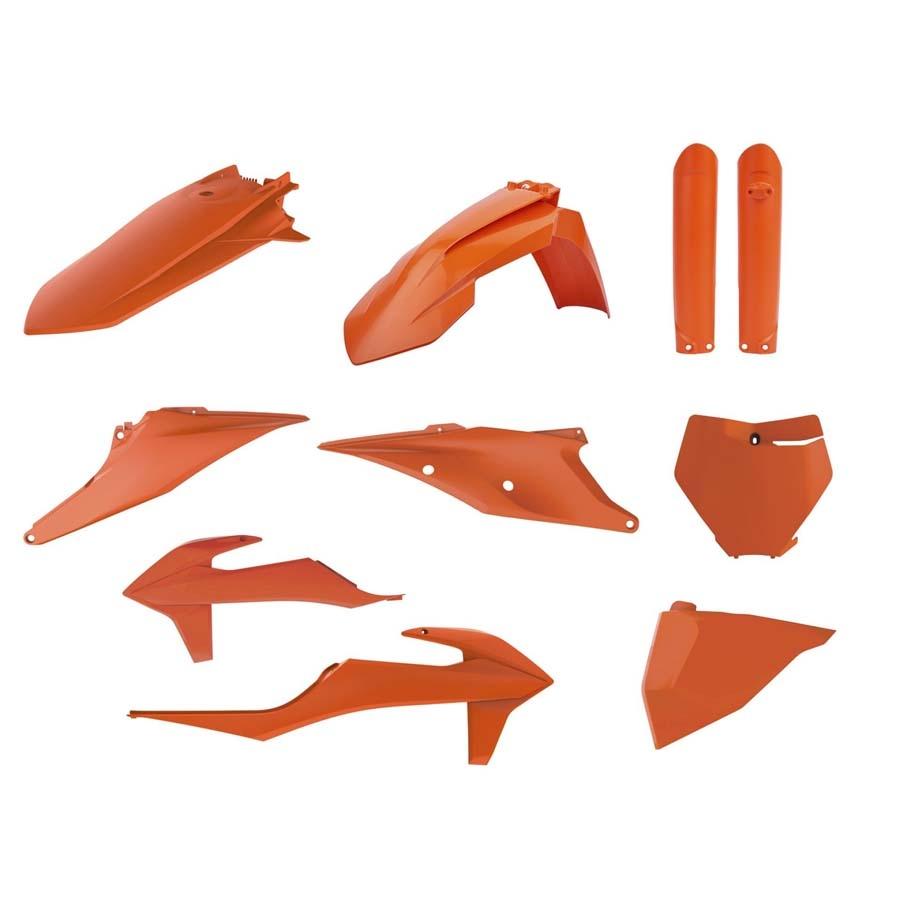 KIT DE PLÁSTICA POLISPORT NARANJA KTM