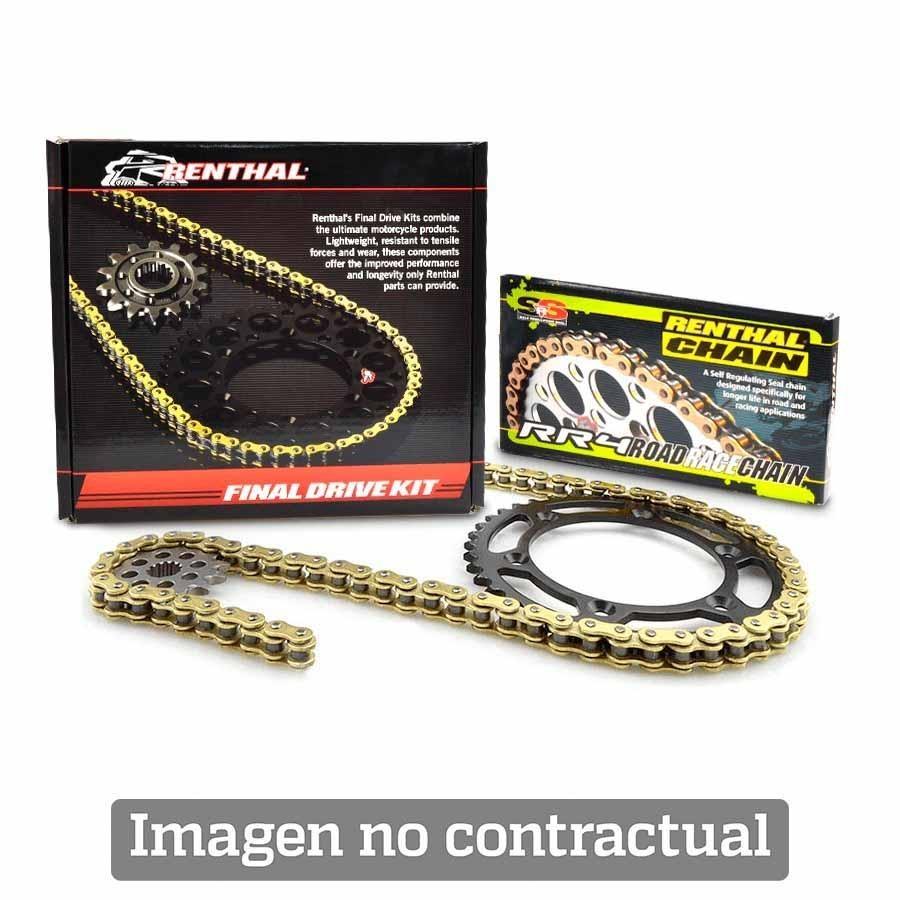 KIT ARRASTRE (PLATO PIÑON CADENA) ALUMINIO RENTHAL 520R3-3 (13-50-114)    2KC348188   KC348188