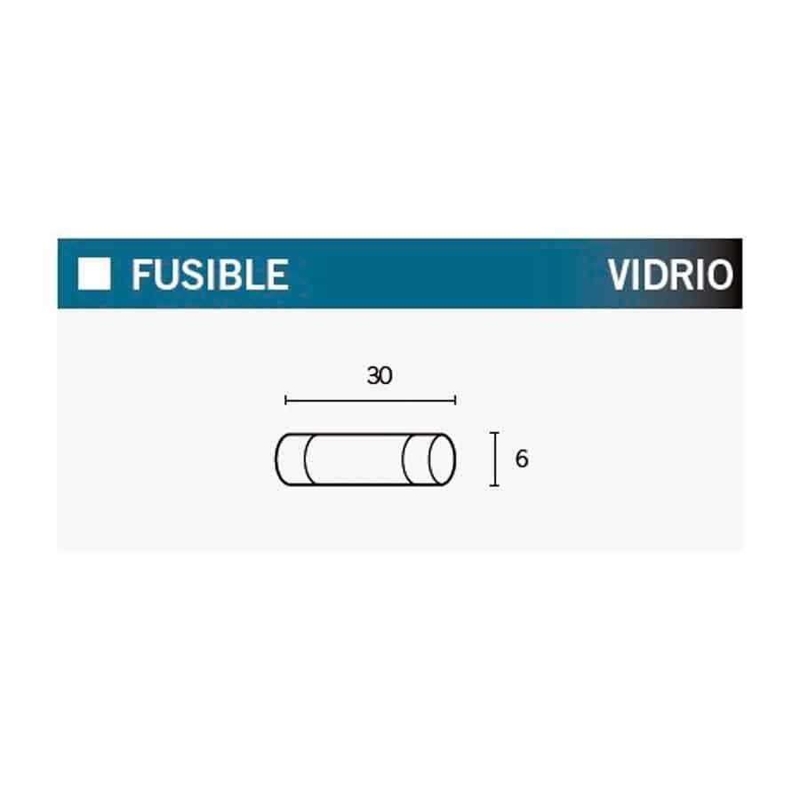 FUSIBLES (CAJA DE 100) 20A 30MM  6X30-20A   14698