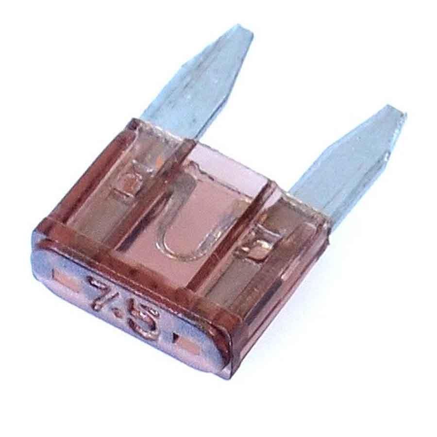FUSIBLES (CAJA DE 100) A LAMA MINI 7.5A  7.5A   14709