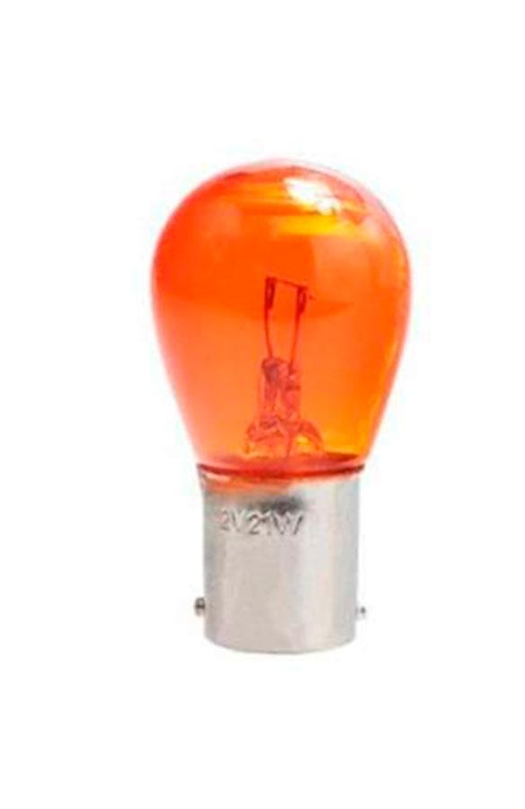 BOMBILLA LAMPARA AMOLUX 12V / 21 / 4W PILOTO NARANJAS ( DESCENTRADOS ) 95A