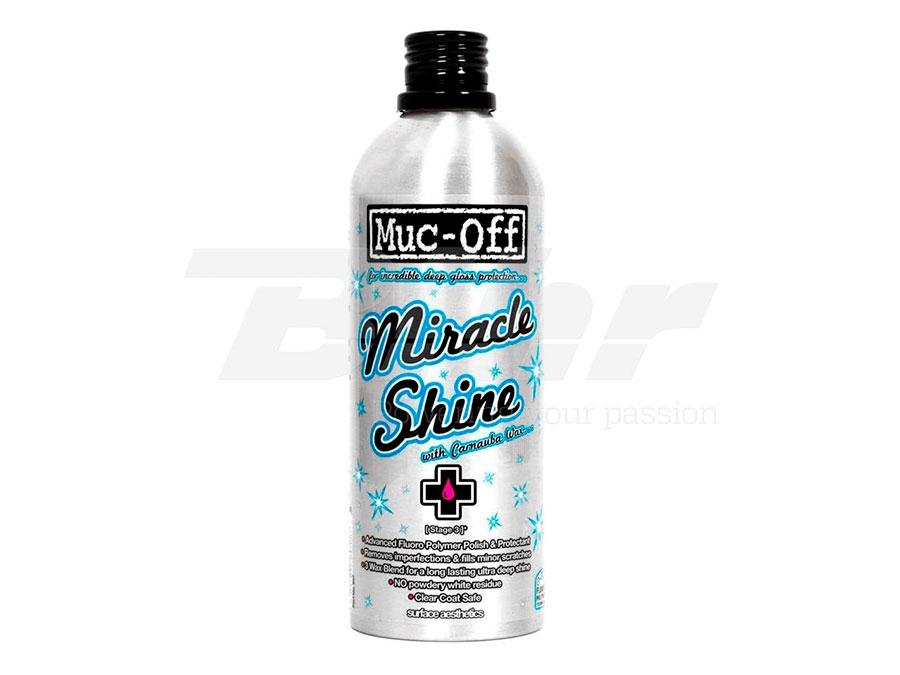 PULIMENTO (CERA DE CARNAUBA) MUC-OFF MIRACLE SHINE MOTORCYCLE POLISH BOTE 500ML  66390