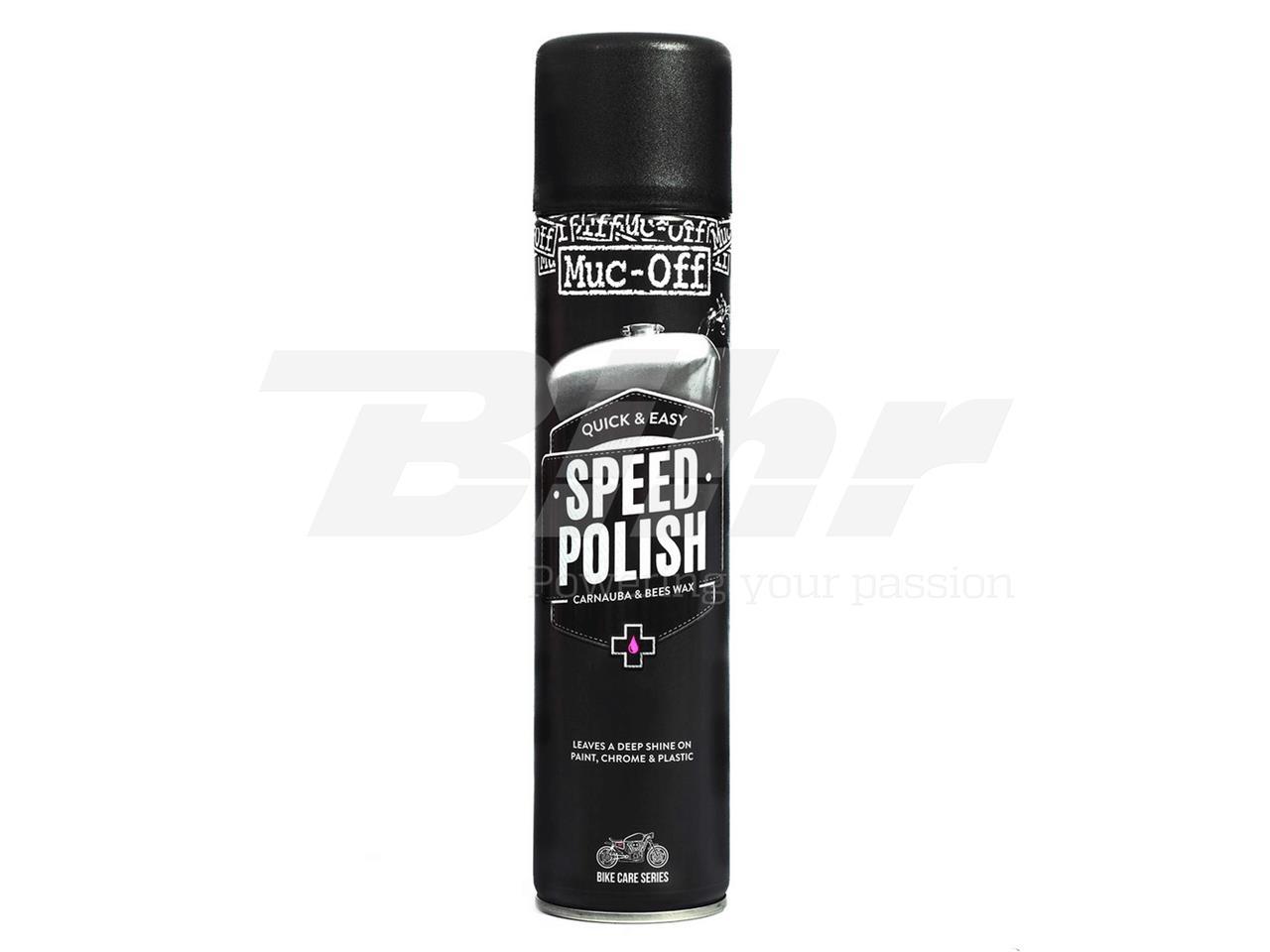 PULIMENTO (CERA DE CARNAUBA) MUC-OFF MOTORCYCLE SPEED POLISH SPRAY 400ML  66392