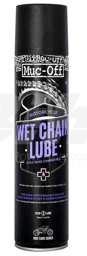 GRASA DE CADENA (PARA HÚMEDO) MUC-OFF EXTREME LUBE SPRAY 400ML  66396